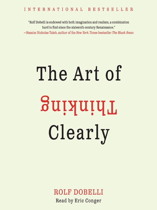 Cover of The Art of Thinking Clearly